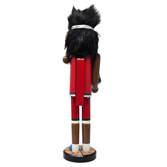 Ethnic Basketball Player 15" Christmas Nutcracker - Picture 4 of 4